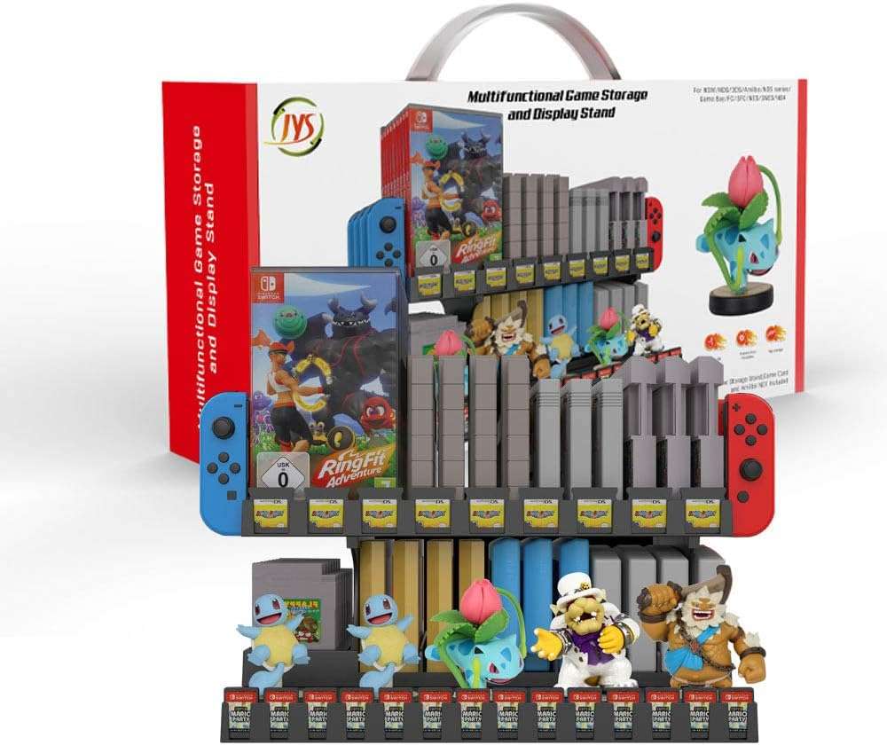 EJGAME Multifunctional Game Storage and Display Stand for NSW/NDS/3DS/Amiibo/NDS series/Game Boy/FC/SFC/NES/SNES/N64 - Image 7