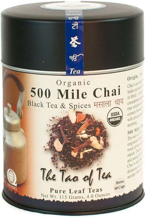 The Tao of Tea, 500 Mile Chai, 4 Ounce Tin - Image 1