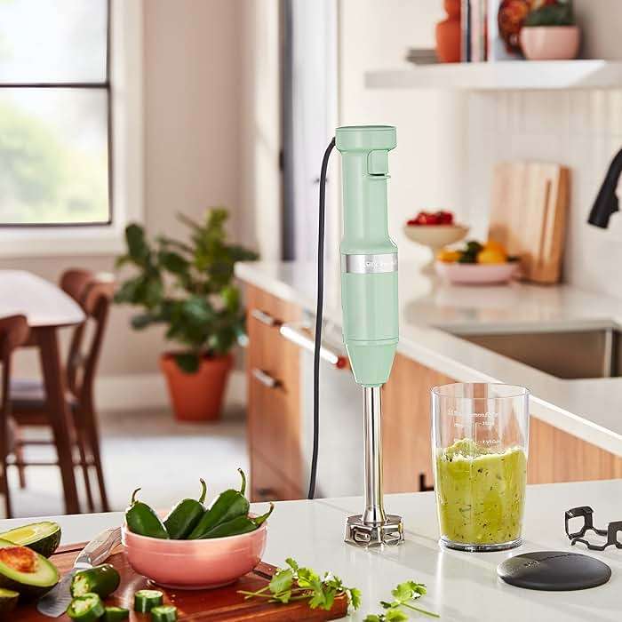 KitchenAid Variable Speed Corded Hand Blender KHBV53, Pistachio - Image 2