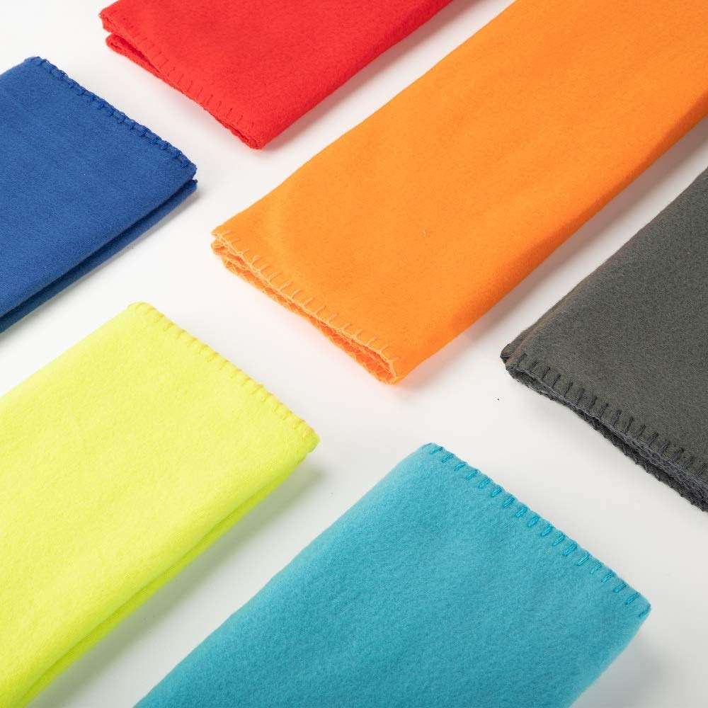 Special SG Glory Fleece Blanket Bulk Pack of 6 Cozy Fleece Throw Blankets 50x60 Warm Soft Lightweight Breathable Pet-Friendly for Deco Bed Sofa Kids Wedding Gifts Camping (Assorted) - Image 4