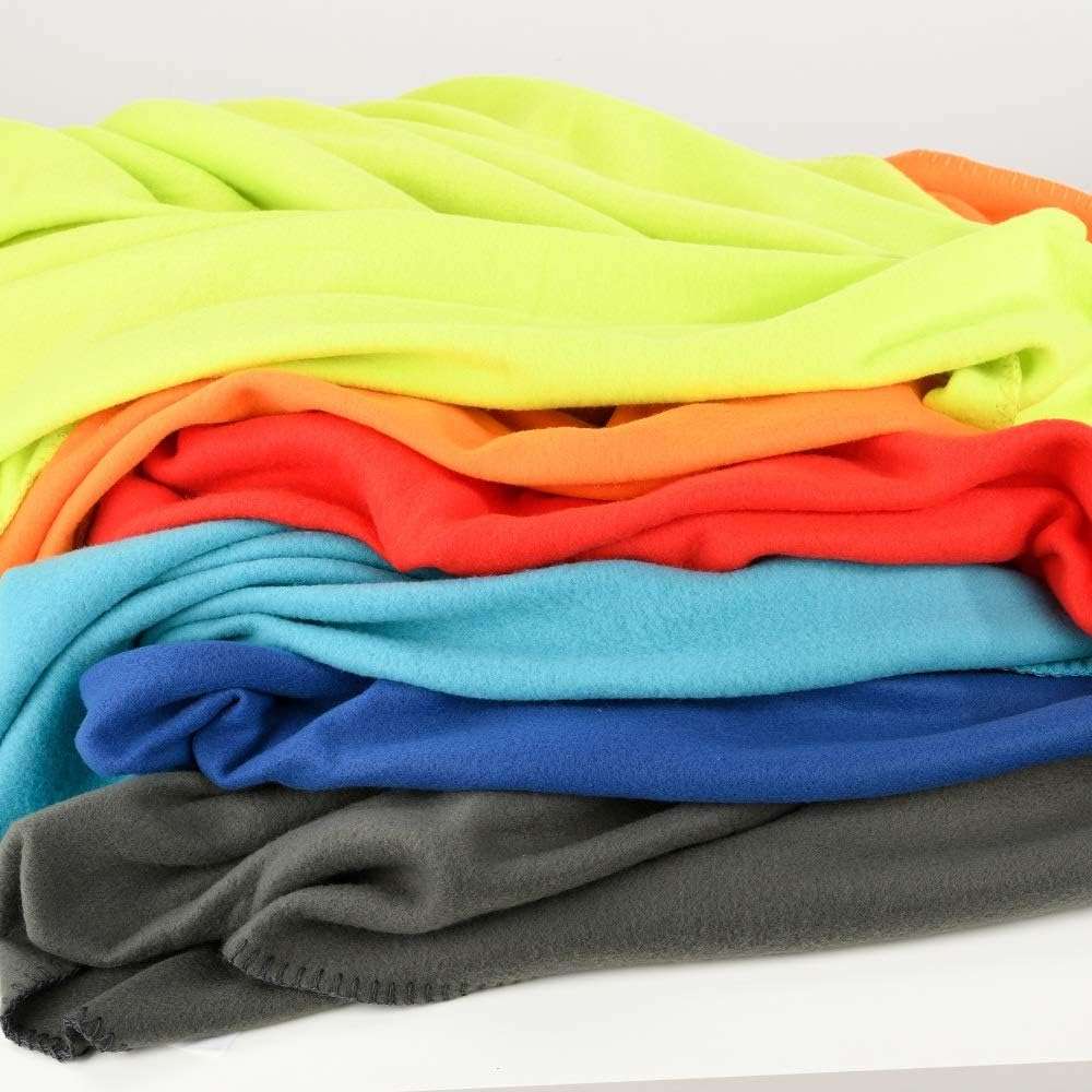 Special SG Glory Fleece Blanket Bulk Pack of 6 Cozy Fleece Throw Blankets 50x60 Warm Soft Lightweight Breathable Pet-Friendly for Deco Bed Sofa Kids Wedding Gifts Camping (Assorted) - Image 5