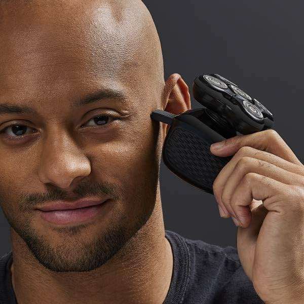Remington Balder Pro XR7000 Head Shaver for Bald Men, Cordless Electric Razor, 5 Dual Track Rotary Blades, Waterproof Wet/Dry, Lithium Rechargeable, Hair Capture Chamber, Pop-Up Trimmer - Image 13