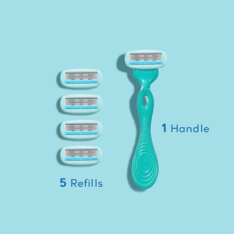 Schick Hydro Silk Ultra Sensitive Razor for Women | Womens Razor for Sensitive Skin, 5 Blade Razors for Women, Womens Razors for Shaving, Includes 1 Handle & 5 Refills - Image 8