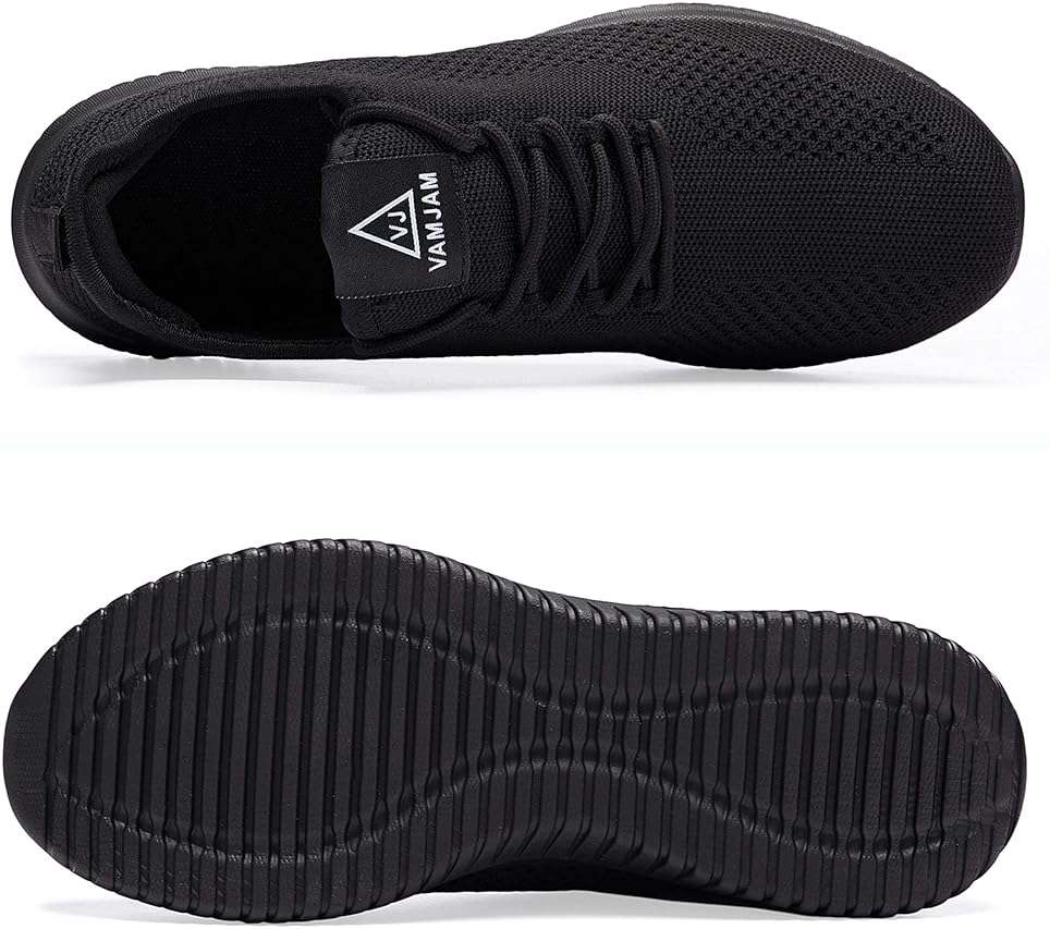 VAMJAM Men's Running Shoes Ultra Lightweight Breathable Walking Shoes Non Slip Athletic Fashion Sneakers Mesh Workout Casual Sports Shoes - Image 4
