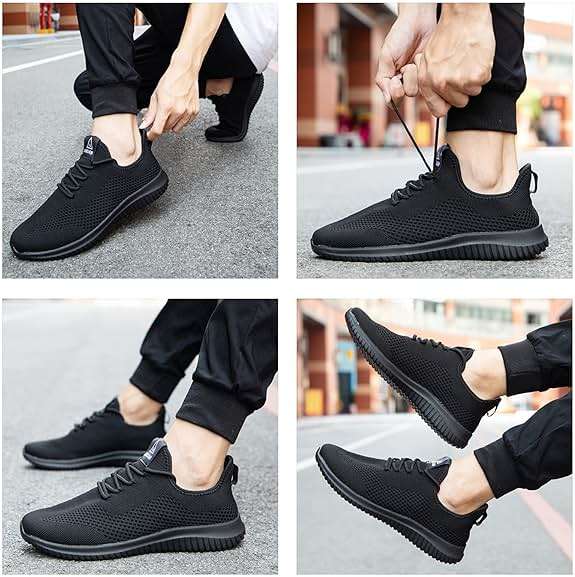 VAMJAM Men's Running Shoes Ultra Lightweight Breathable Walking Shoes Non Slip Athletic Fashion Sneakers Mesh Workout Casual Sports Shoes - Image 7
