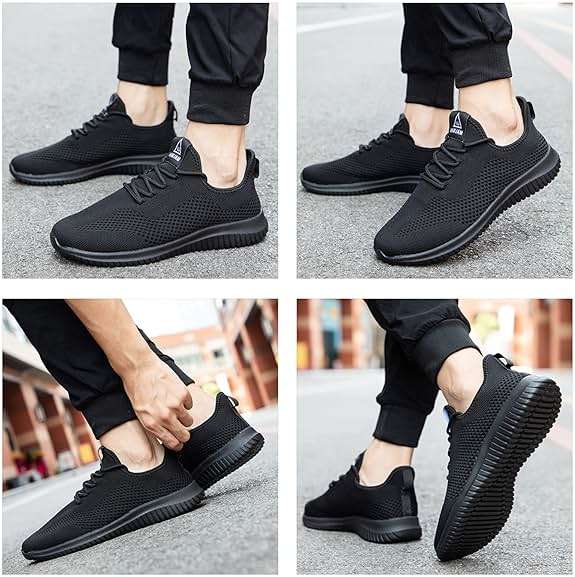 VAMJAM Men's Running Shoes Ultra Lightweight Breathable Walking Shoes Non Slip Athletic Fashion Sneakers Mesh Workout Casual Sports Shoes - Image 8