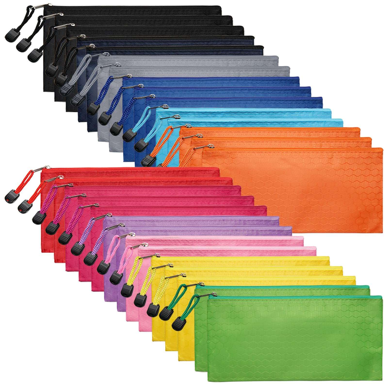 LABUK 29pcs Zipper, Small Zipper, Waterproof, for Travel Cosmetics 12 Colors - Image 1