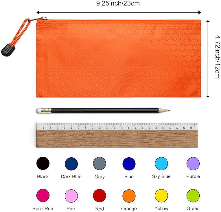 LABUK 29pcs Zipper, Small Zipper, Waterproof, for Travel Cosmetics 12 Colors - Image 3