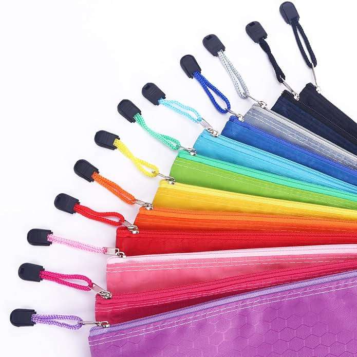 LABUK 29pcs Zipper, Small Zipper, Waterproof, for Travel Cosmetics 12 Colors - Image 5