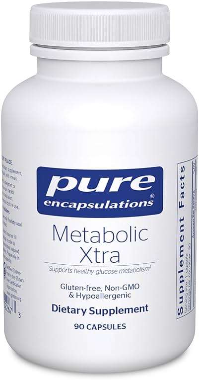 Pure Encapsulations Metabolic Xtra | Supplement to Support Carbohydrate Metabolism, and Homeostasis* | 90 Capsules - Image 1