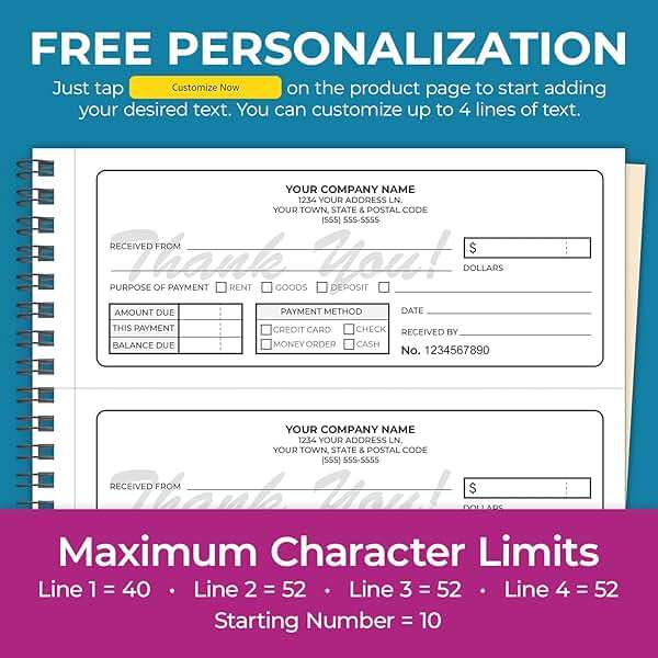 Custom 8.5 x 7 (3 Per Page) Carbonless NCR Books in 3-Part Triplicate Invoices, Receipts, Work Orders, Sales Orders, Purchase Orders, Estimates, Quote Forms with Your Company/Business Name (3000 Sets) - Image 5