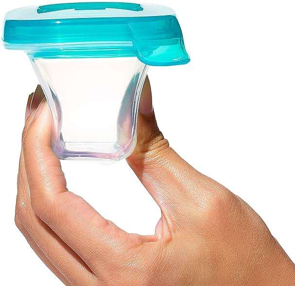 OXO Tot Silicone Baby Blocks m- 2 oz. - Teal - Image 9