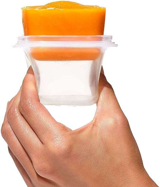 OXO Tot Silicone Baby Food Storage Container, Set of Four, 4oz Containers - Image 8