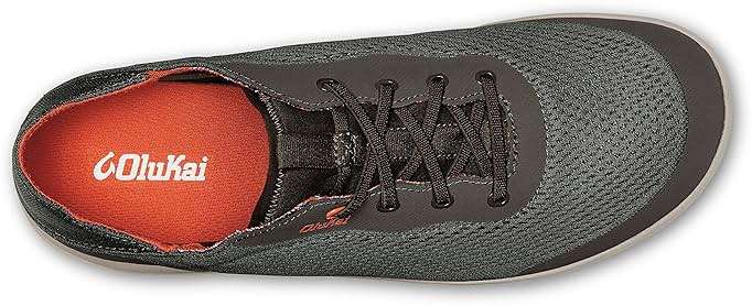 OluKai Moku Pae Slip-On Men's Boat Shoes, Breathable Mesh Deck Shoes, Lightweight Water-Friendly Beach Sneakers for All-Day Comfort - Image 2