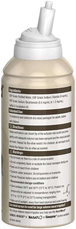 NeilMed Nasamist Saline Spray with Xylitol, 4.5 Ounce (Pack of 1) - Image 2