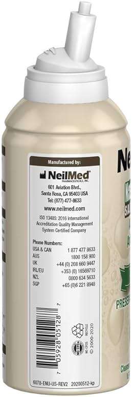 NeilMed Nasamist Saline Spray with Xylitol, 4.5 Ounce (Pack of 1) - Image 3