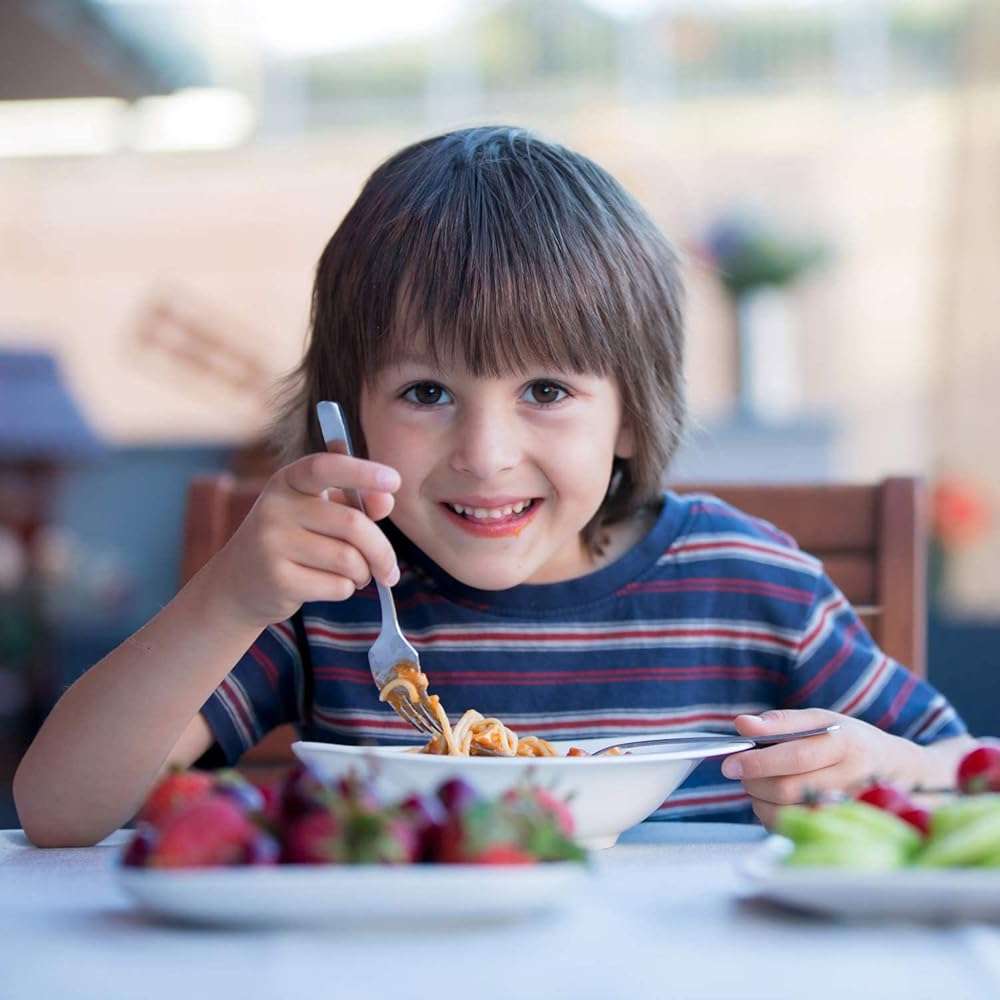 CHILLOUT LIFE Stainless Steel Kids Silverware Set 6 Pieces - Child and Toddler Safe Flatware - Kids Utensil Set - Metal Kids Cutlery Set (Includes 3 Small Kids Spoons & Kids 3 Forks) - Image 2