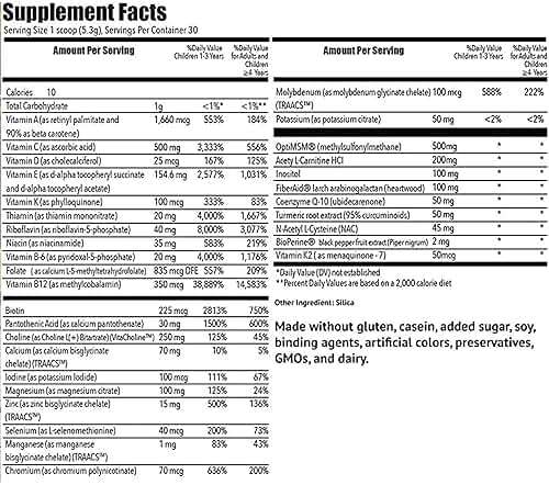 Simple Spectrum Vitamin Supplement, Nutritional Support, No Added Sugars or Artificial Ingredients - Image 2