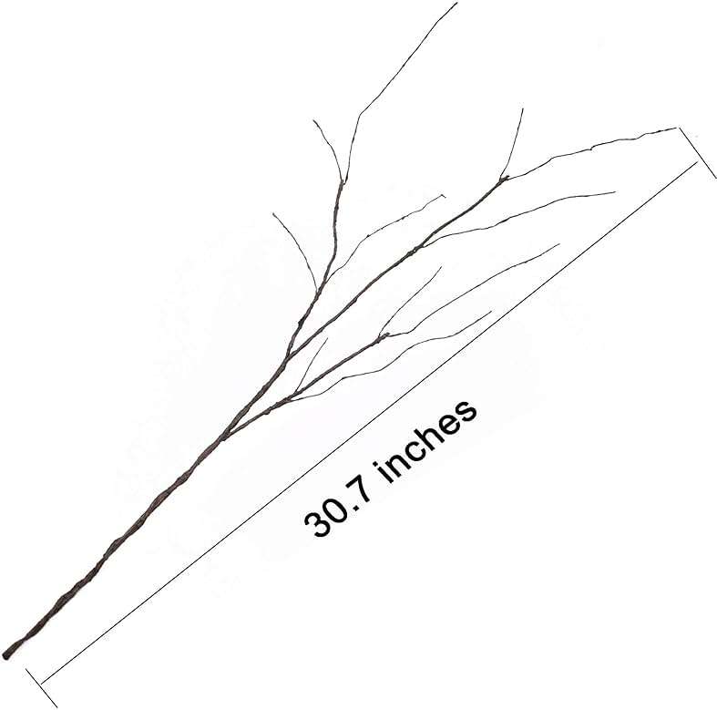 FeiLix 10PCS Lifelike Curly Willow Branches Decorative Dried Artificial Twigs, 30.7 Inches Fake Bendable Sticks Vintage Vines/Stems DIY Greenery Plants Craft Vases Home Garden Hotel Farmhouse Decor - Image 3