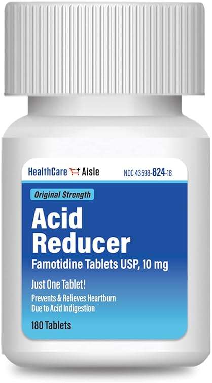 HealthCareAisle Famotidine 10 mg - 180 Tablets - Original Strength Acid Reducer - Prevents and Relieves Heartburn Due to Acid Indigestion - Image 3