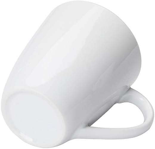 Amazon Basics Porcelain Heat Resistant Coffee Mugs, Microwave and Oven Safe, 12 oz, White, 12 Count - Image 3