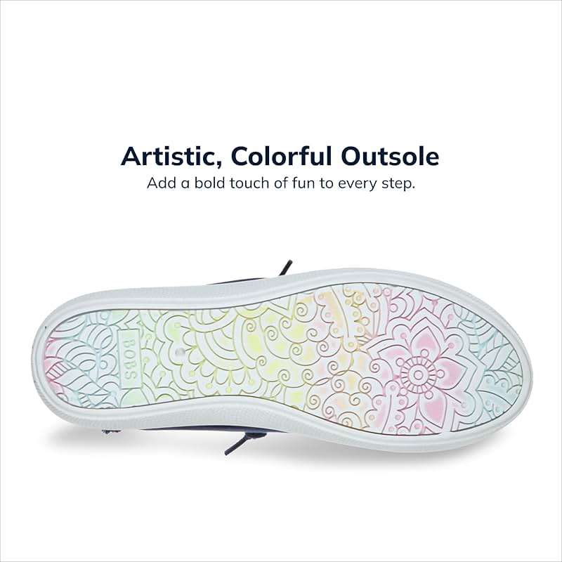 Skechers Women's Bobs B Cute Sneaker - Memory Foam, Flexible Outsole, Lightweight Vegan Shoes - Image 5