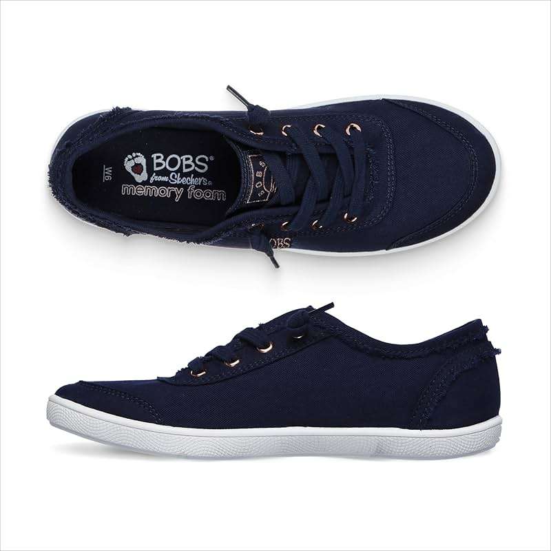 Skechers Women's Bobs B Cute Sneaker - Memory Foam, Flexible Outsole, Lightweight Vegan Shoes - Image 7