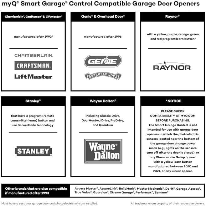 CHAMBERLAIN Smart Garage Control - Wireless Garage Hub and Sensor with Wifi & Bluetooth - Smartphone Controlled, myQ-G0401-ES, White - Image 5