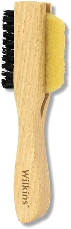 Wilkins Suede Shoe Cleaner Brush - Yellow Rubber Suede Eraser with Soft Bristle Brush for Suede Cleaner and Nubuck Brush - Image 1