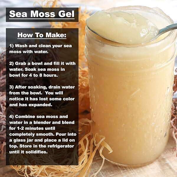 1 lb Wild Crafted Raw Sea Moss - Perfect for Gel & Smoothies, Clean Ocean Harvest, Hand Picked & Sun Dried - Bulk Irish Moss Superfood - Image 4