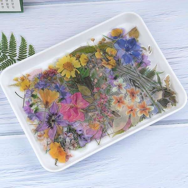 RISYPISY 160pcs Pre-Cut Scrapbooks Natural Stickers, Floral and Plant Sticker for DIY Craft, Planners, Journal, Notebook, Laptop, Cell Phone, Calendars, Wedding Scrapbooking, PET Material, Colorful - Image 9