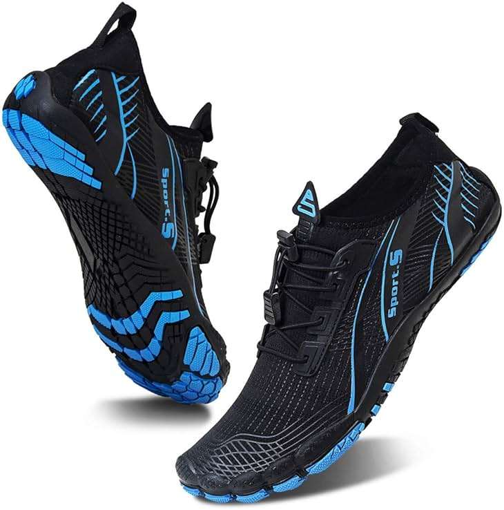 Water Shoes for Men Barefoot Quick-Dry Aqua Sock Outdoor Athletic Sport Shoes for Kayaking, Boating, Hiking, Surfing, Walking - Image 1