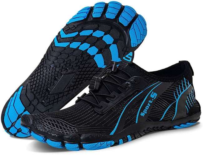 Water Shoes for Men Barefoot Quick-Dry Aqua Sock Outdoor Athletic Sport Shoes for Kayaking, Boating, Hiking, Surfing, Walking - Image 3