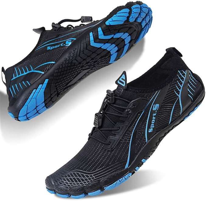 Water Shoes for Men Barefoot Quick-Dry Aqua Sock Outdoor Athletic Sport Shoes for Kayaking, Boating, Hiking, Surfing, Walking - Image 4