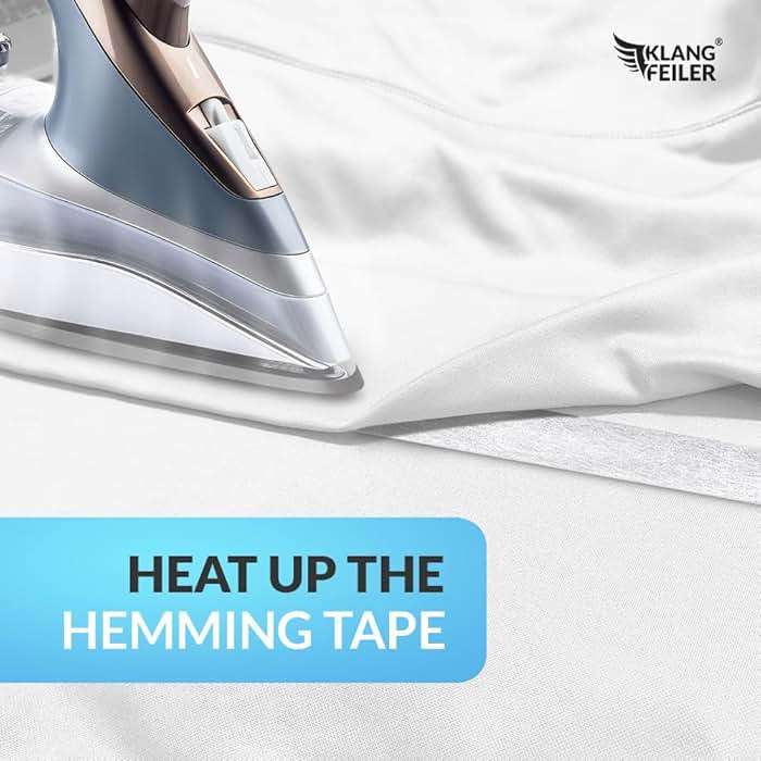 Klangfeiler® Iron on Hemming Tape - 0.75 INCH x 32 Yards - Extra Strong - Iron Required - Image 3