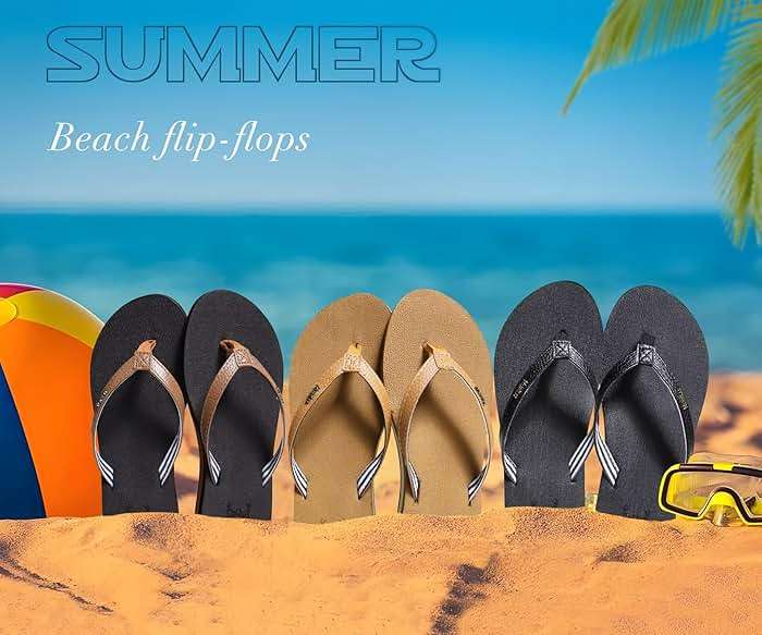 KuaiLu Womens Arch Support Flip Flops Comfortable Yoga Mat Slip on Summer Beach Walking Thong Cushion Sandals - Image 9