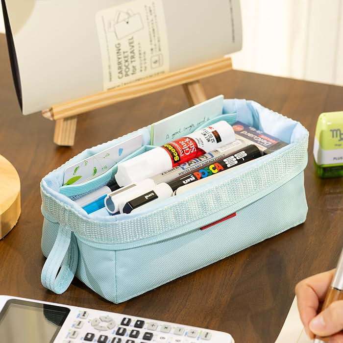 CICIMELON Pencil Case Large Capacity Pencil Pouch Pen Bag for School Teen Girl Boy Men Women - Image 2