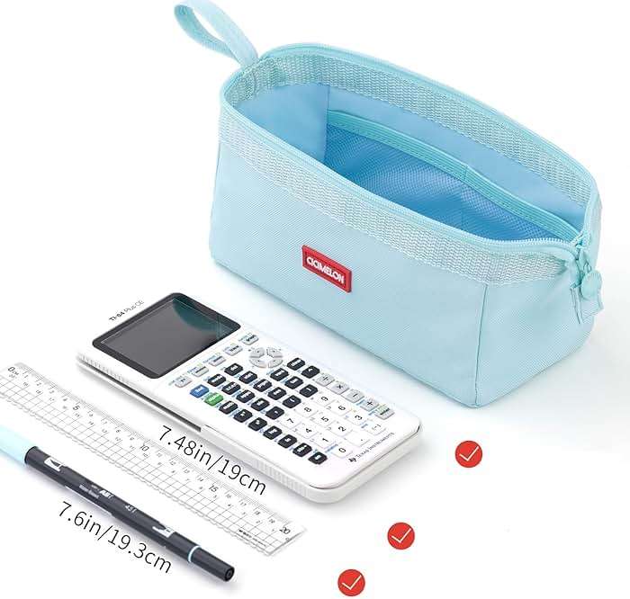 CICIMELON Pencil Case Large Capacity Pencil Pouch Pen Bag for School Teen Girl Boy Men Women - Image 4