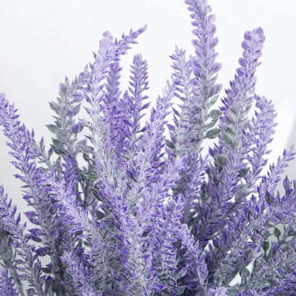 Besteek 10 Bundles Fake Flowers Artificial Lavender Faux Plastic Plants Purple Flowers for Home Wedding Kitchen Garden Patio Porch Window Box Office Table Centerpieces Indoor Outdoor Decor, Purple - Image 3