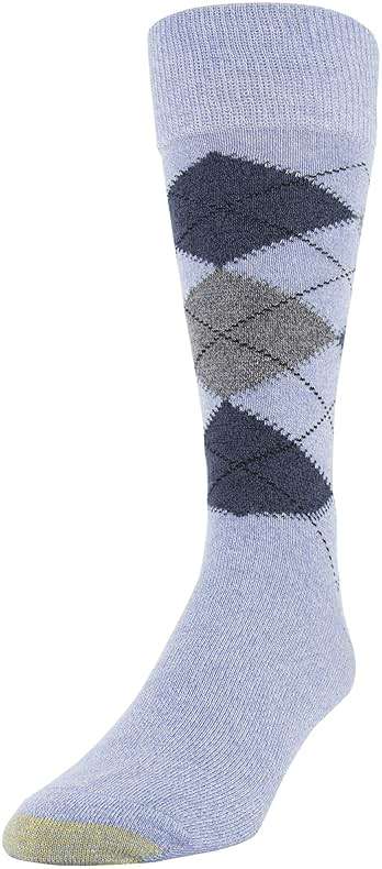 GOLDTOE Men's Campbell Argyle Crew Dress Socks, 6-pairs - Image 2