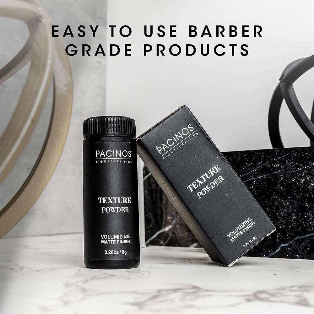 Pacinos Texture Powder - Lightweight Root Lifting Powder with Matte Dry Finish for Texture, Volume & Thickness - Shaker Bottle for Easy Hair Styling, 8g - Image 7