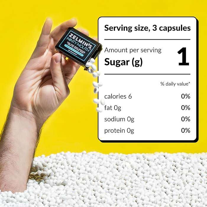 Zelmin's Minty Mouth Breath Mints - (3 Pack) Long Lasting Bad Breath Treatment for Adults, Instant Freshness Helps with Dry Mouth, Natural Breath Freshener for Travel, Alcohol-Free, Keto, Gluten-Free - Image 2