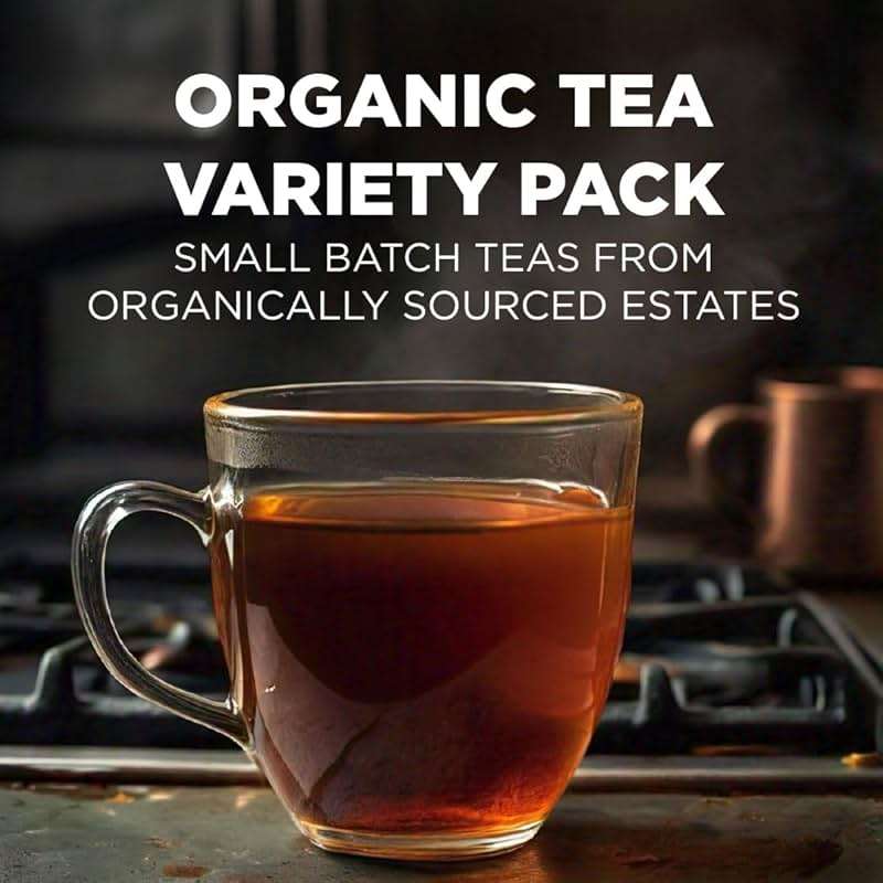 Maud's 9 Blend Organic Tea Pods Variety Pack, 48 ct, 9 Assorted Flavors, Single Serve Pods –100% Gourmet Blended Tea Leaves, Compatible with Keurig K Cups Maker - Image 2