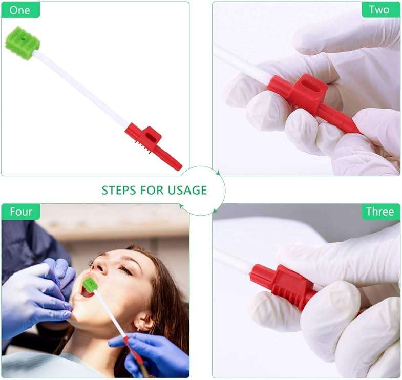 Wellgler's Oral Care Single Use Suction Swab((box of 60)) - Image 4