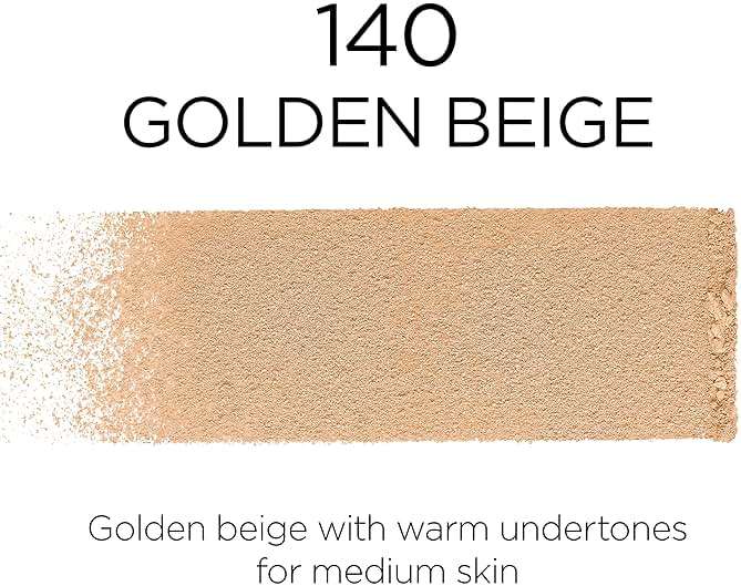 L'Oreal Paris Makeup Infallible Fresh Wear Foundation in a Powder, Up to 24H Wear, Waterproof, Golden Beige, 0.31 oz. (Packaging May Vary) - Image 3