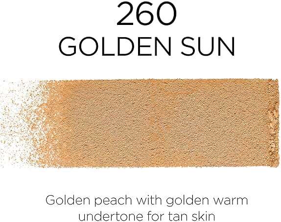 L'Oreal Paris Makeup Infallible Fresh Wear Foundation in a Powder, Up to 24H Wear, Waterproof, Golden Sun, 0.31 oz. (Packaging May Vary) - Image 3