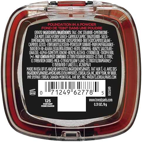 L'Oreal Paris Makeup Infallible Fresh Wear Foundation in a Powder, Up to 24H Wear, Waterproof, Ivory Buff, 0.31 oz. (Packaging May Vary) - Image 2