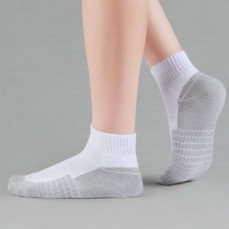 Begrily Mens Cotton Athletic Ankle Socks - 6/8 Pack Thick Cushion Low Cut Sock Comfortable for Running Sport Casual Work - Image 8