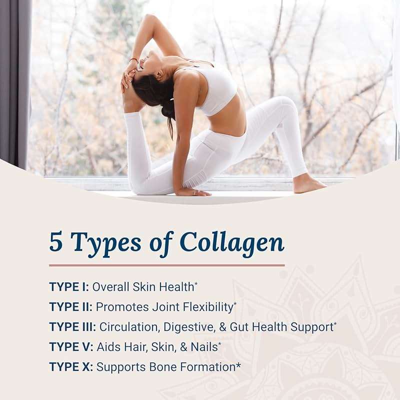 Live Conscious Beyond Collagen Multi Collagen Capsules - Types I, II, III, V & X - Hydrolyzed Blend with Biotin & Vitamin C for Hair, Skin, Nails 90 Capsules - Image 4