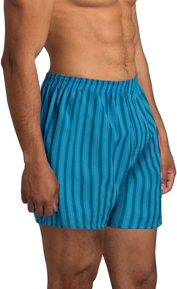 Fruit of the Loom Men's Tag Free Woven Boxer Shorts, Relaxed Fit, Moisture Wicking, Assorted Color Multipacks - Image 3